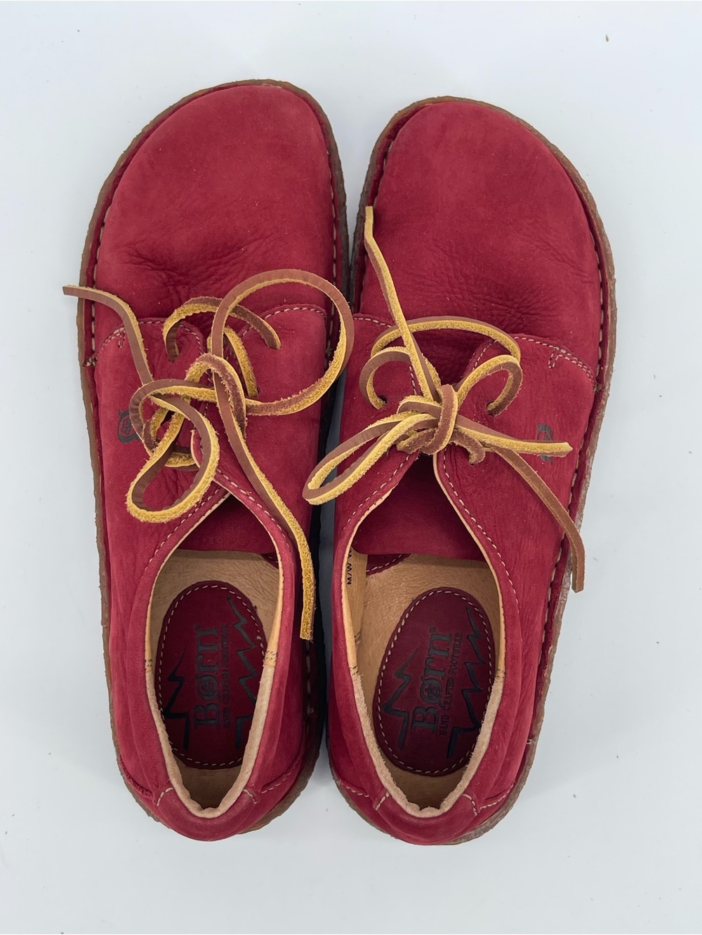 Born Red Leather Lace Up Nuala Oxford - Picture 11 of 11